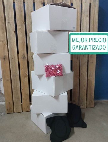 6 - Cajas de Bolas Cal.50 - 4000 Unds+Rodilleras-*Envío Gratis 48/72 Horas.